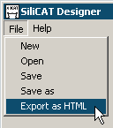 Export als HTML
