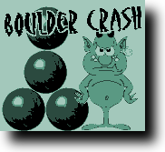 Gameboy Spiel *Boulder Crash*